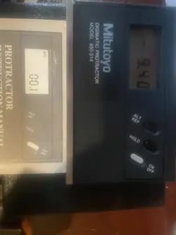 MITUTOYO 950-314 PRO DIGITAL PROTRACTOR WITH DATA OUTPUT