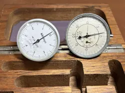 LUFKIN AND MITUTOYO DIAL TEST INDICATOR .0001