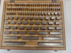 METRIC RECTANGULAR GAGE BLOCK SET 112-PIECE
