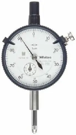 MITUTOYO 2110A-10 SMALL DIAL INDICATOR S-TYPE MEASUREMENT RANGE 0-1MM JAPAN