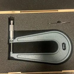 MITUTOYO 118-102 SHEET METAL MICROMETER, RATCHET STOP, 0-25MM RANGE