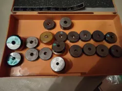 MITUTOYO SETTING RINGS 3.995 TO 6.497MM