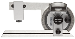 MITUTOYO STAINLESS STEEL UNIVERSAL BEVEL PROTRACTOR 6 IN 187-904
