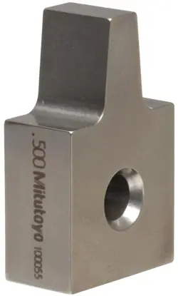 MITUTOYO 619052 PLAIN JAW FOR SQUARE GAGE GAUGE BLOCK 0.5