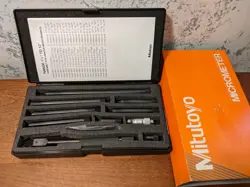 MITUTOYO TUBULAR INSIDE MICROMETER SET NO 139-201 - 1 1/2-12 INCHES - LOT3