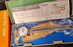 MITUTOYO 505-633-50 DIAL CALIPER 150MM W/ CASE NOS