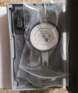 MITUTOYO DIAL TEST INDICATOR 513-442T CASE + ACCESSORIES (EXCELLENT CONDITION)
