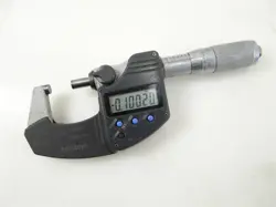 MITUTOYO DIGITAL MICROMETER IP65 COOLANT PROOF IN/MM 0-1