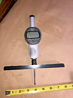 MITUTOYO DEPTH FLATNESS GAGE MITUTOYO ABSOLUTE DIGIMATIC INDICATOR