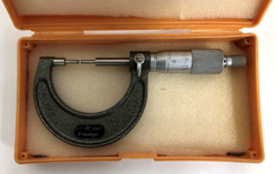MITUTOYO 111-166 MECHANICAL SPLINE MICROMETER, 0-1