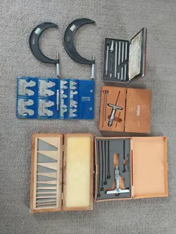 MACHINIST TOOLS  STARRETT MITUTOYO BROWN AN SHARPE LOT...