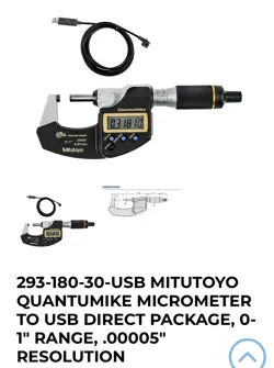 MITUTOYO 293-180-30 WITH USB CABLE