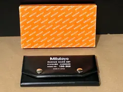 MITUTOYO 186-906 RADIUS GAGE SET