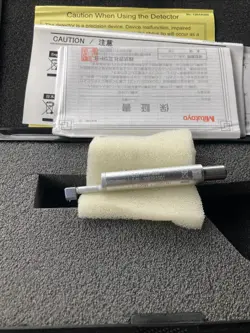 MITUTOYO 178-296 LOW MEASURING FORCE DETECTOR, 0.75MN W/CASE, BOX, PAPERS