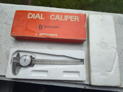 MITUTOYO DIAL CALIPER VERNIER MEASURING GUAGE NO: 505-102 150MM STAINLES VINTAGE