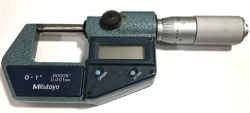 MITUTOYO 293-765-30 DIGIMATIC MICROMETER, 0-1