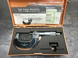 DIGITAL OUTSIDE MICROMETER 25-5M 0.01MM WITH CASE NO.193-102
