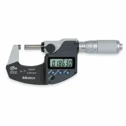 MITUTOYO 293-348-30 DIGITAL MICROMETER,0-1 IN,WATERPROOF 4LA76