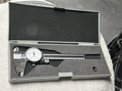 RARE MITUTOYO DIAL CALIPER, #505-636, METRIC, 0-100 MM, SELDOM USED
