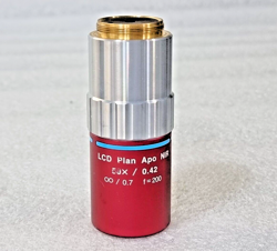 MITUTOYO LCD PLAN APO NIR 50 X /0.42 8 /0.7 F=200 MICROSCOPE OBJECTIVE LENS