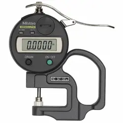 MITUTOYO 547-500SCAL DIGITAL THICKNESS GAUGE,ACC +/-0.001 IN 36J718