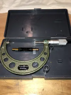 MITUTOYO MICROMETER 75-100MM MADE IN JAPAN WITH CASE