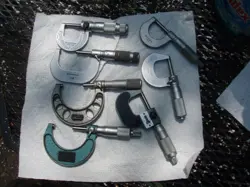 LOT OF 7 VINTAGE OMEGA BROWN & SHARPE MITUTOYO NSK MICROMETER CALIPER