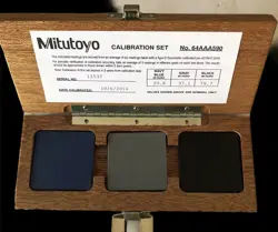MITUTOYO 64AAA590 CALIBRATION SET FOR SHORE A