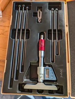 MITUTOYO 6IN DEPTH MICROMETER