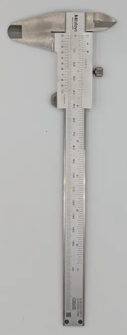 MITUTOYO 530-104 VERNIER CALIPERS, STAINLESS STEEL, FOR INSIDE, OUTSIDE, DEPTH