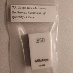 73 MITUTOYO .850