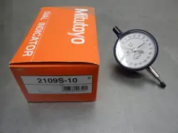 1 NEW! MITUTOYO DIAL INDICATOR | 0-1MM RANGE / .001MM GRADUATION | 2109S-10