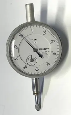 MITUTOYO 2110-50 DIAL INDICATOR, 0-1MM RANGE, 0.001MM GRADUATION