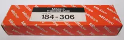 MITUTOYO 184-306 THICKNESS GAGE, .05MM-.08MM