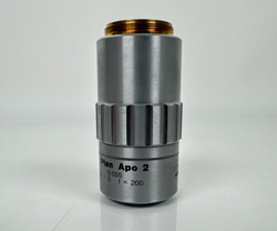 MITUTOYO M PLAN APO 2 0.55 378-801 MICROSCOPE OBJECTIVE LENS MADE IN JAPAN