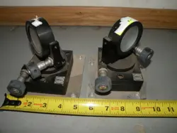 ORIEL / MITUTOYO OPTICAL MOUNT STAGE W/ PARTIALLY SILVERED MIRROR