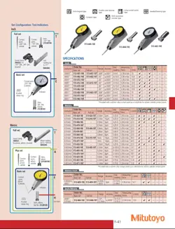 MITUTOYO 513-407-10E - HORIZONTAL DIAL TEST INDICATOR .008