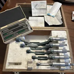 MINTUTOYO ANVIL MICROMETER SET OF 5 (1-6