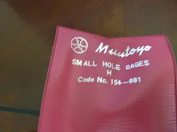 VINTAGE MITUTOYO SMALL HOLE GAGE SET NO 154-901,  .125 TO .5
