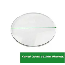 MITUTOYO36.2MM DIAL CALIPER REPLACEMENT PART CURVED CRYSTAL COVER LID 505 SERIES