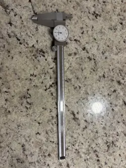 MITUTOYO 12-INCH DIAL CALIPER STAINLESS STEEL