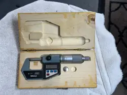 MITUTOYO 293-761 DIGITAL ELECTRONIC MICROMETER 0-1