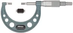 MITUTOYO 122-162 BLADE MICROMETER  RATCHET STOP  25-50MM RANGE  0.01MM