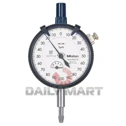 NEW MITUTOYO 2109S-10 MICRON DIAL INDICATOR WITH CASE 0-1MM 0.001-
