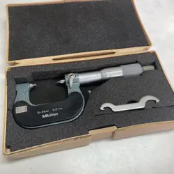 MITUTOYO MICROMETER 0-25MM PRECISION MEASUREMENT TOOL MADE IN JAPAN