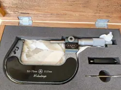 USED MITUTOYO  193-103 DIGIT OUTSIDE MICROMETER 50-75MM, 0.01MM