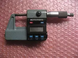 MITUTOYO MD-25M DIGITAL MICROMETER MEASUREMENT RANGE 0-25MM 0.001MM USED FROM JP