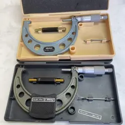 MITUTOYO MICROMETER 75-100MM HIGH PRECISION TOOL 0.01MM MEASUREMENT RANGE
