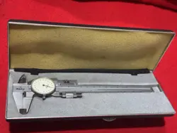 MITUTOYO # 505-101 DIAL CALIPERS  9”LONG 001 MADE IN JAPAN
