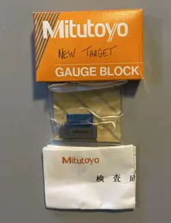 MITUTOYO 10MM MASTER GAUGE BLOCK 968112 NEW OLD STOCK